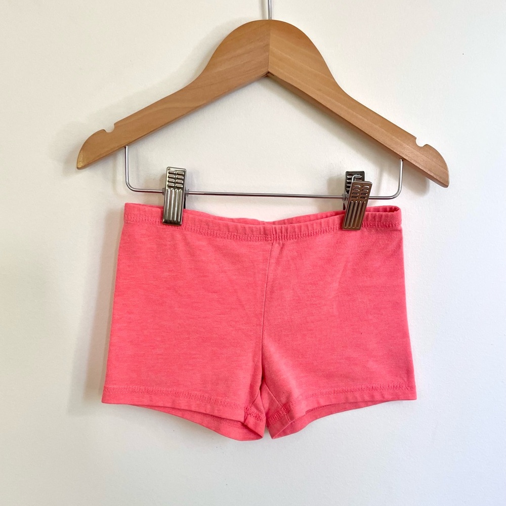 5/$20💥Bright Coral Pink Cartwheel Shorts / Bicycle Shorts, Summer Staple